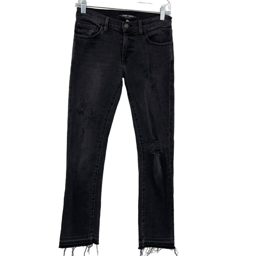 Women's Black Cropped Jeans